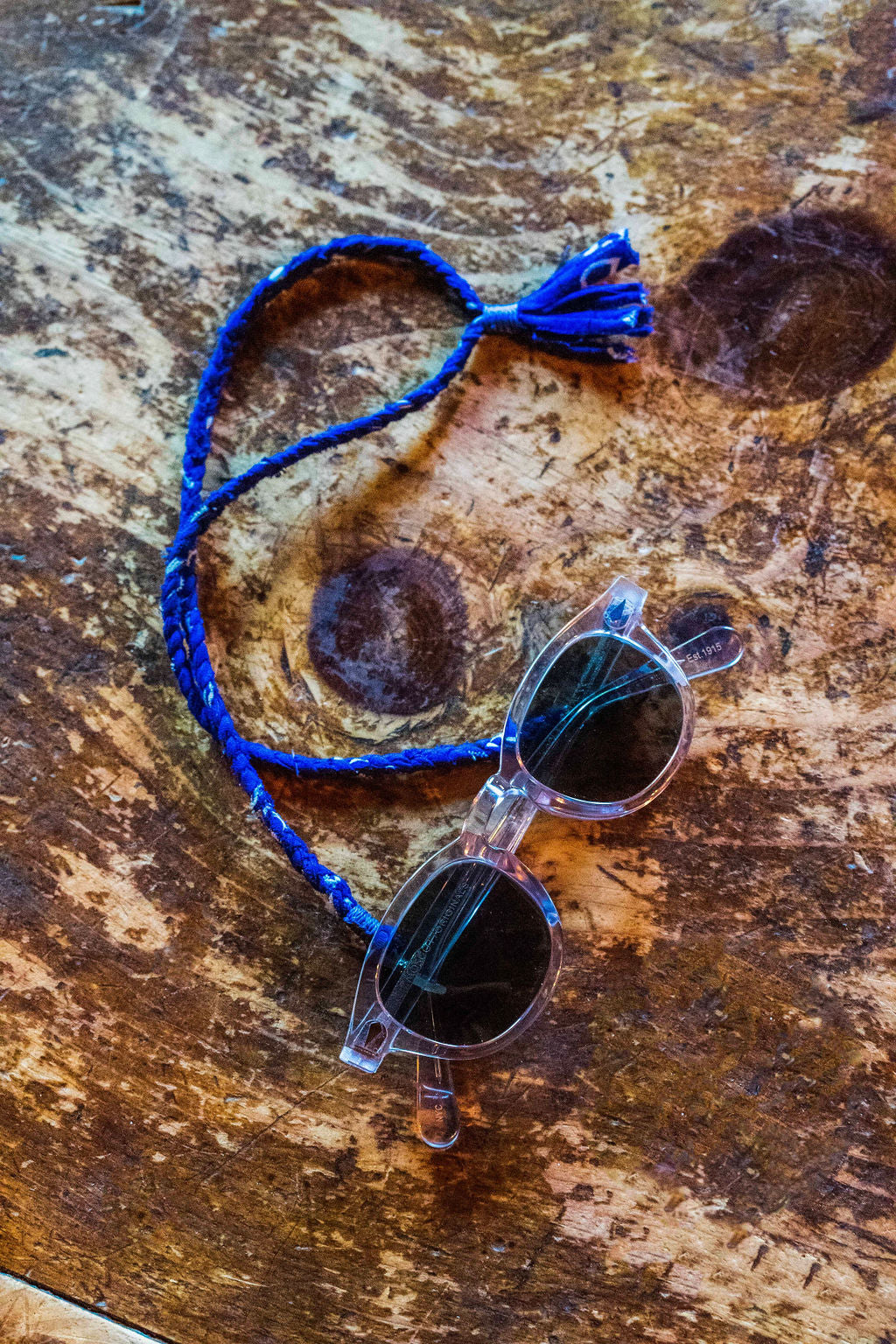 Braided bandana sunglass straps